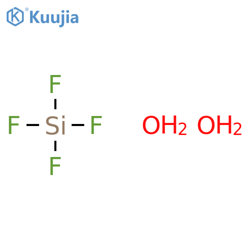 Tetrafluorosilane--water (1/2) structure