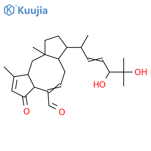 18,19-Dihydroxy-5-oxo-3,7,16-ophiobolatrien-21-al; (6β,16Z,18S)-form structure