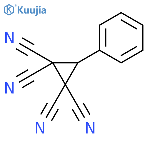 1,1,2,2-Cyclopropanetetracarbonitrile,phenyl- structure