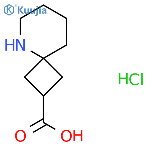 5-Azaspiro[3.5]nonane-2-carboxylic acid;hydrochloride structure