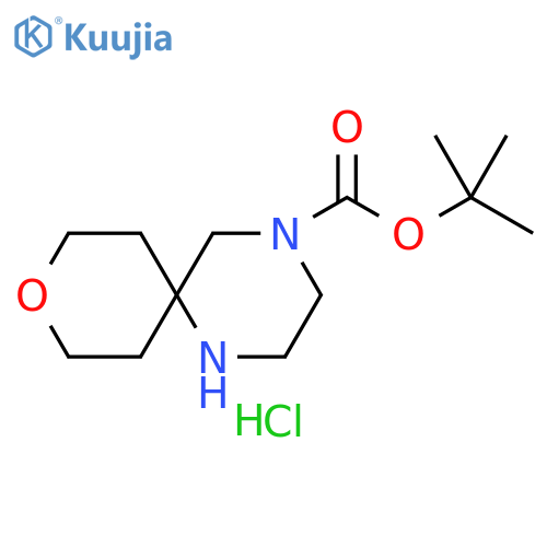 4-Boc-9-oxa-1,4-diaza-spiro[5.5]undecane hydrochloride structure
