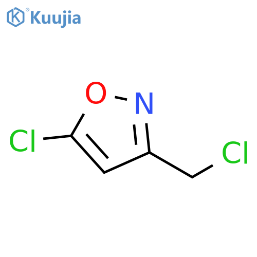 Isoxazole, 5-chloro-3-(chloromethyl)- structure