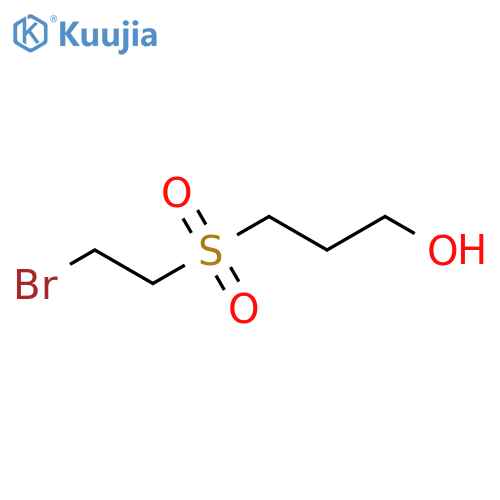 3-(2-Bromoethylsulfonyl)propan-1-ol structure