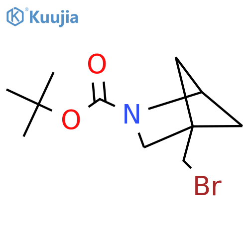 Tert-butyl 4-(bromomethyl)-2-azabicyclo[2.1.1]hexane-2-carboxylate structure
