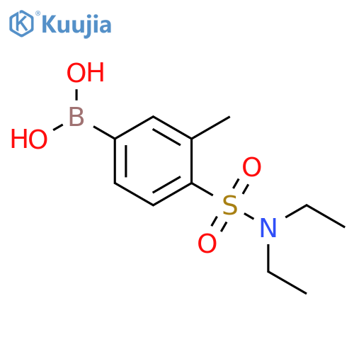 4-(diethylsulfamoyl)-3-methylphenyl]boronic acid structure
