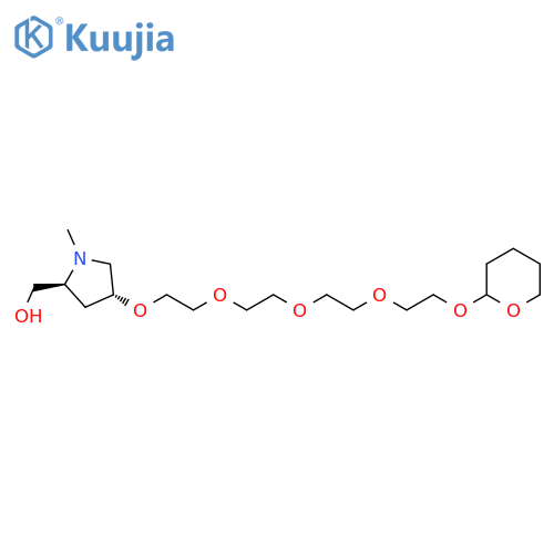 THP-PEG4-Pyrrolidine(N-Me)-CH2OH structure
