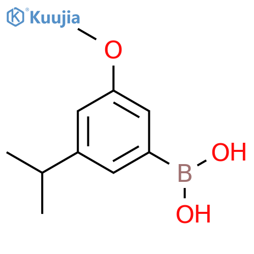 (3-Isopropyl-5-methoxyphenyl)boronic acid structure