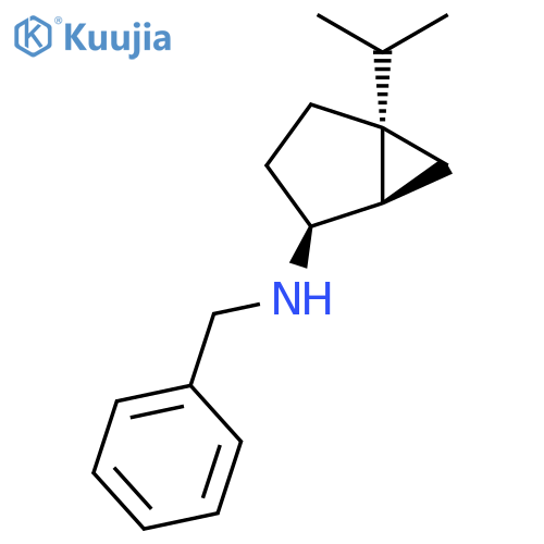 (1R,2S,5S)-N-Benzyl-5-propan-2-ylbicyclo[3.1.0]hexan-2-amine structure