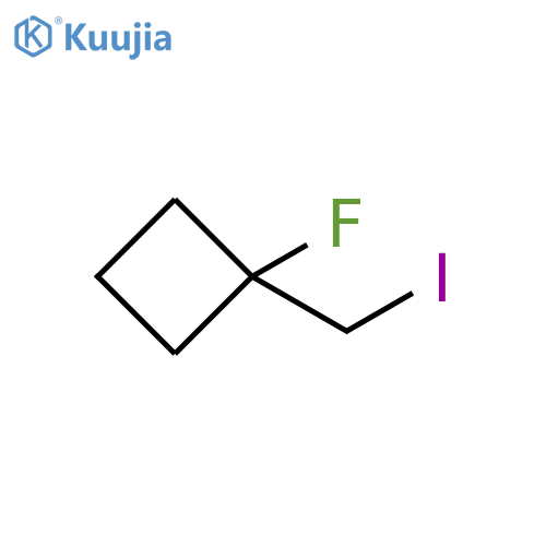 Cyclobutane, 1-fluoro-1-(iodomethyl)- structure
