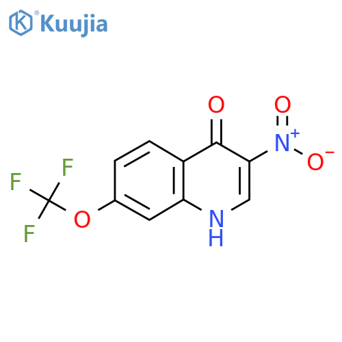 3-Nitro-7-(trifluoromethoxy)-1H-quinolin-4-one structure