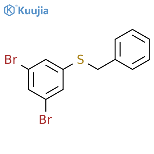 Benzyl(3,5-dibromophenyl)sulfane structure
