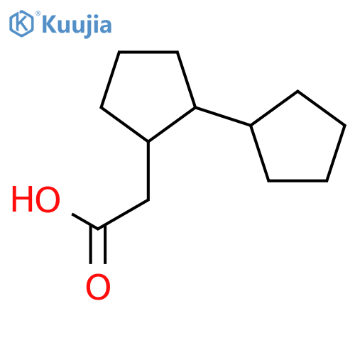 [1,1'-Bicyclopentyl]-2-aceticacid structure