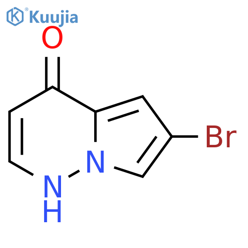 Pyrrolo[1,2-b]pyridazin-4(1H)-one, 6-bromo- structure