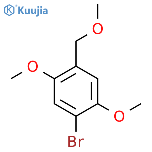 1-Bromo-2,5-dimethoxy-4-(methoxymethyl)benzene structure