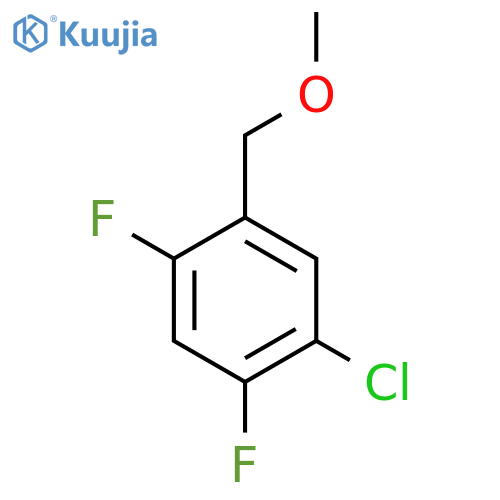 1-Chloro-2,4-difluoro-5-(methoxymethyl)benzene structure