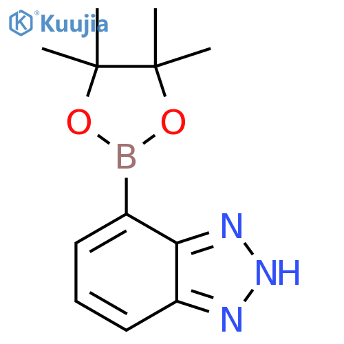 7-(4,4,5,5-Tetramethyl-[1,3,2]dioxaborolan-2-YL)-1H-benzotriazole structure