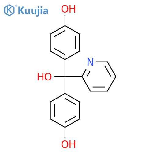 4,4'-(Hydroxy(pyridin-2-yl)methylene)diphenol structure
