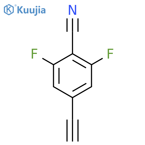 4-Ethynyl-2,6-difluorobenzonitrile structure