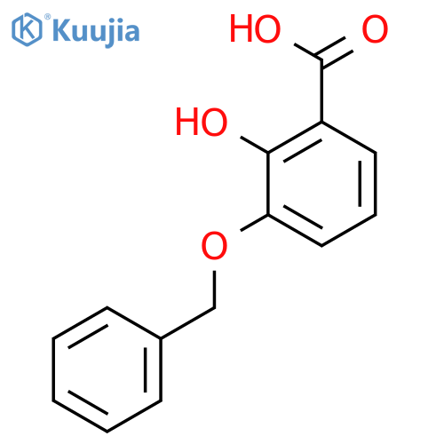 3-(Benzyloxy)-2-hydroxybenzoic acid structure