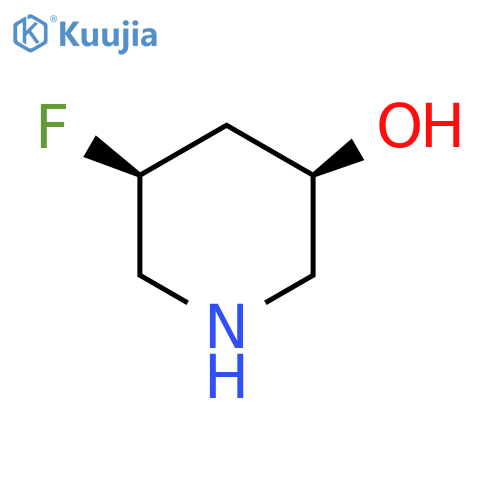 (3R,5S)-5-Fluoropiperidin-3-ol structure