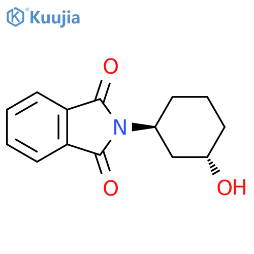 trans-2-(3-Hydroxycyclohexyl)-1H-isoindole-1,3(2H)-dione structure