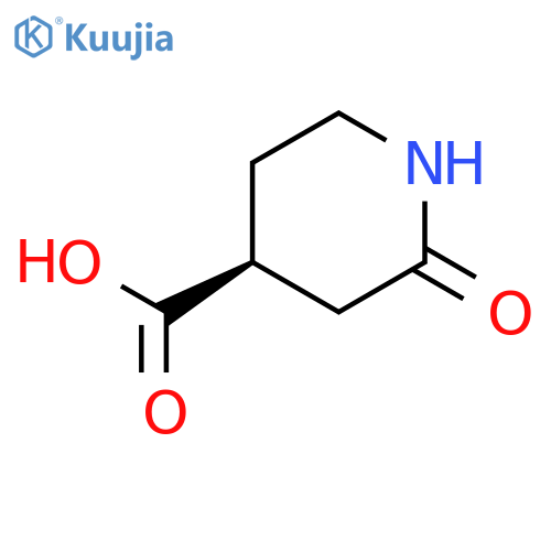 (S)-2-Oxo-piperidine-4-carboxylic acid structure