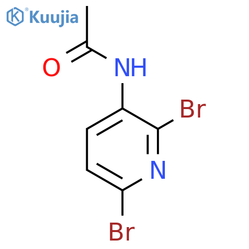 N-(2,6-Dibromopyridin-3-yl)acetamide structure
