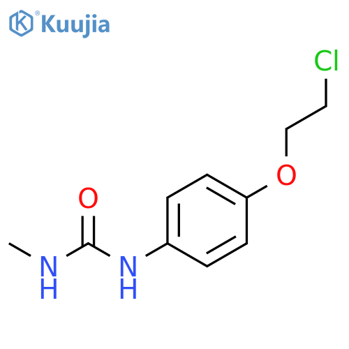 Urea, N-[4-(2-chloroethoxy)phenyl]-N'-methyl- structure