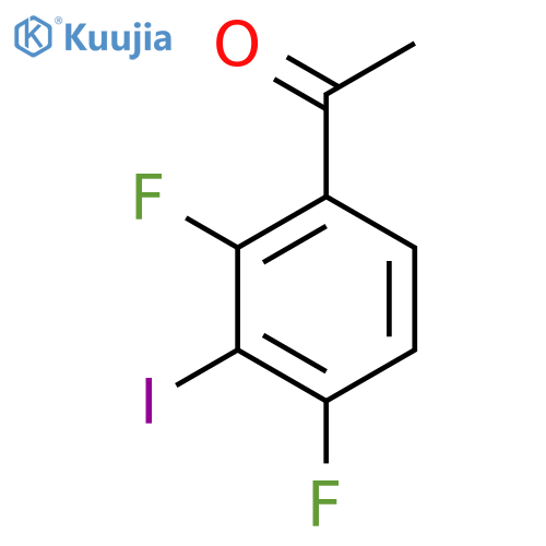 1-(2,4-Difluoro-3-iodophenyl)ethanone structure