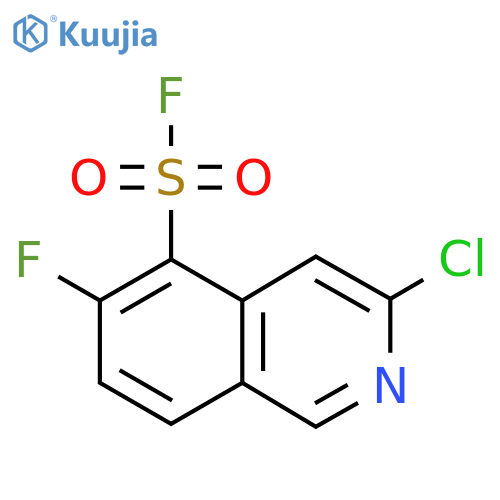 3-Chloro-6-fluoroisoquinoline-5-sulfonyl fluoride structure