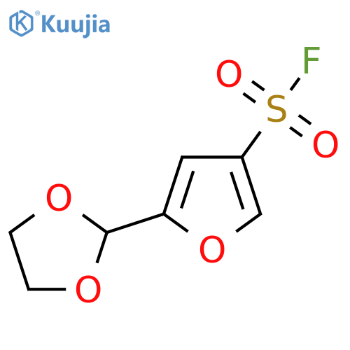 5-(1,3-Dioxolan-2-yl)furan-3-sulfonyl fluoride structure