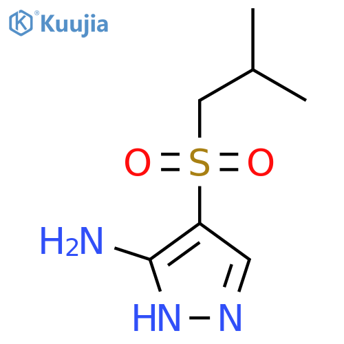 4-(2-methylpropanesulfonyl)-1H-pyrazol-5-amine structure