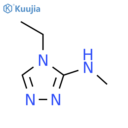 4-ethyl-N-methyl-4H-1,2,4-triazol-3-amine structure