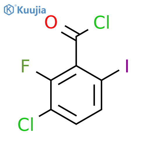 3-Chloro-2-fluoro-6-iodobenzoyl chloride structure