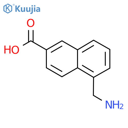 5-(Aminomethyl)naphthalene-2-carboxylic acid structure
