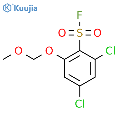2,4-Dichloro-6-(methoxymethoxy)benzene-1-sulfonyl fluoride structure