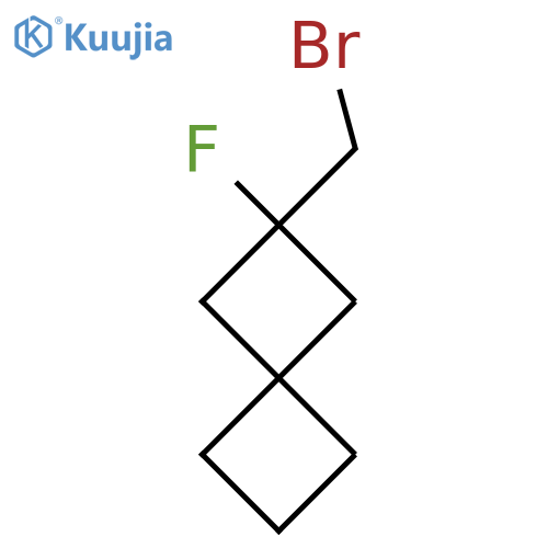 2-(Bromomethyl)-2-fluorospiro[3.3]heptane structure