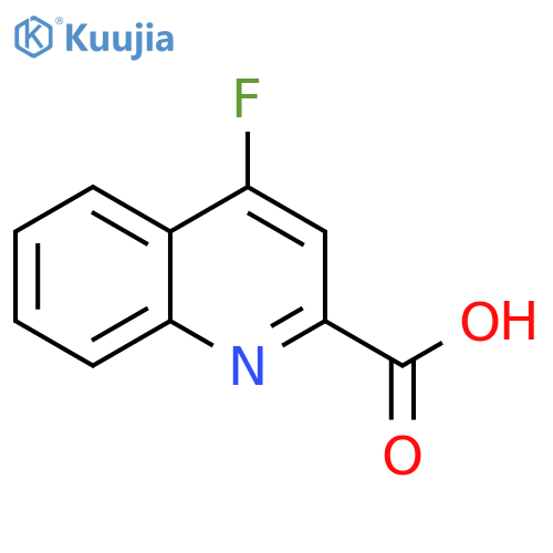 4-Fluoro-quinoline-2-carboxylic acid structure