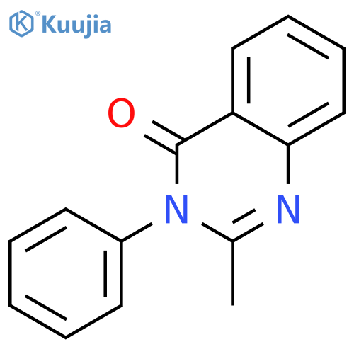 2-methyl-3-phenyl-3,4-dihydroquinazolin-4-one structure