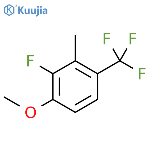 2-Fluoro-1-methoxy-3-methyl-4-(trifluoromethyl)benzene structure