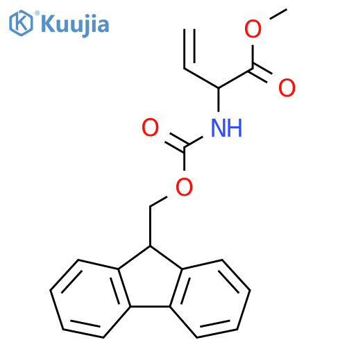 methyl 2-({[(9H-fluoren-9-yl)methoxy]carbonyl}amino)but-3-enoate structure