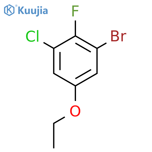 1-Bromo-3-chloro-5-ethoxy-2-fluorobenZene structure