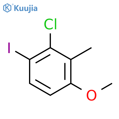 2-Chloro-1-iodo-4-methoxy-3-methylbenzene structure