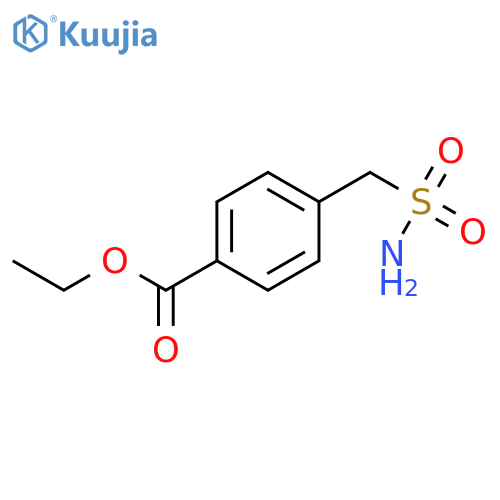 ethyl 4-(sulfamoylmethyl)benzoate structure