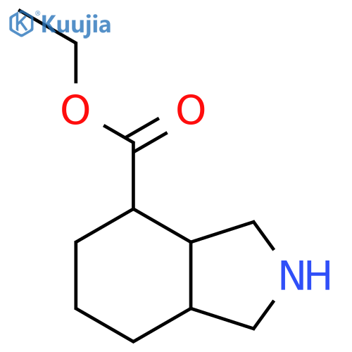 ethyl octahydro-1H-isoindole-4-carboxylate structure