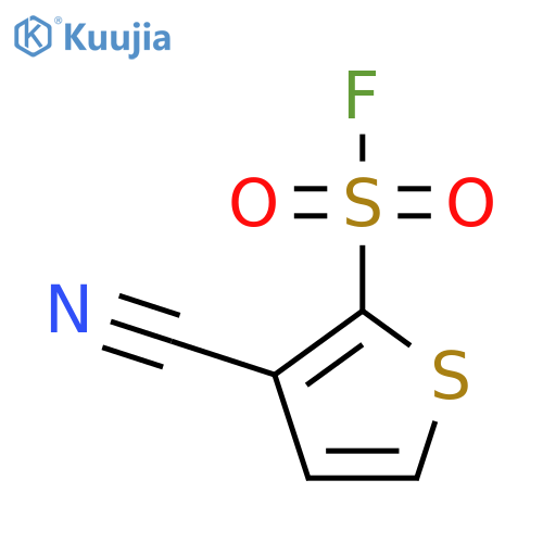 3-Cyanothiophene-2-sulfonyl fluoride structure