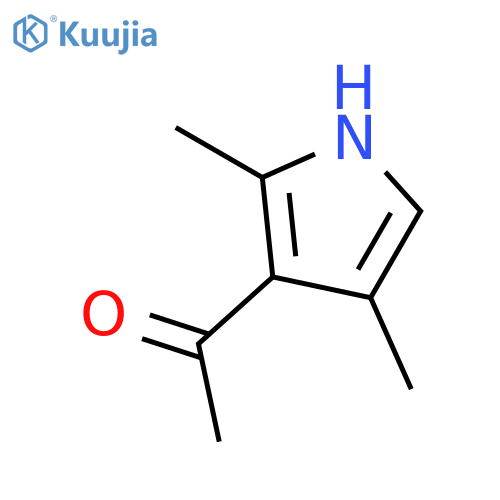3-Acetyl-2,4-dimethylpyrrole structure