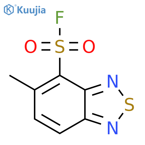 5-Methyl-2,1,3-benzothiadiazole-4-sulfonyl fluoride structure