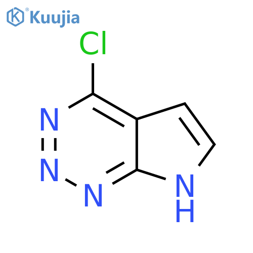 4-Chloro-7H-pyrrolo[2,3-d][1,2,3]triazine structure