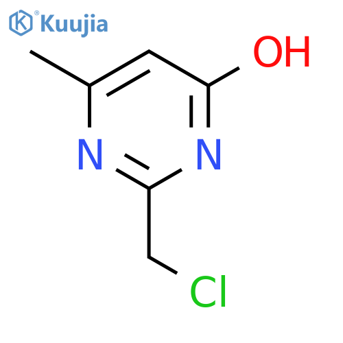 2-(Chloromethyl)-6-methylpyrimidin-4-ol structure
